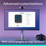 Logitech MX Creative Console, Programmable Keypad With 9 Customizable LCD Keys and Control Dial for Graphic Design, Video Editing, Photography, use with Adobe, Zoom, Spotify and more (Graphite) — 920-012660