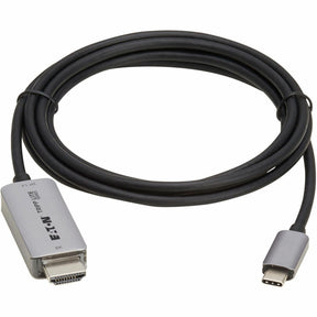 Eaton Tripp Lite Series USB-C to HDMI Active Adapter Cable (M/M) - 8K 60 Hz, 4K 144 Hz, HDR, 4:4:4, HDCP 2.3, Black, 6 ft. (1.8 m) — U444-006-H8K6