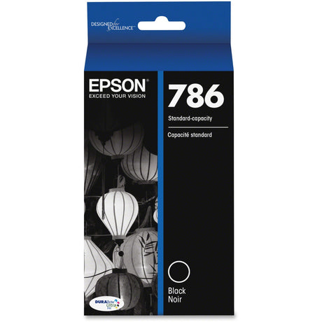 Epson DURABrite Ultra 786 Original Standard Yield Inkjet Ink Cartridge - Black - 1 Each — T786120-S