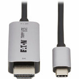 Eaton Tripp Lite Series USB-C to HDMI Active Adapter Cable (M/M) - 8K 60 Hz, 4K 144 Hz, HDR, 4:4:4, HDCP 2.3, Black, 6 ft. (1.8 m) — U444-006-H8K6