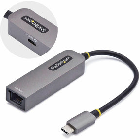StarTech.com USB-C to Ethernet Adapter, 100W PD Pass-Through, NIC, USB 3.0 Type-C 1Gbps Multi Speed Network, USB 3.1 RJ45, Windows & Mac — 1GPD3-USB-C-ETHERNET