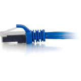 C2G 7ft Cat6a Ethernet Cable - Snagless Shielded (STP) - Blue — 00678