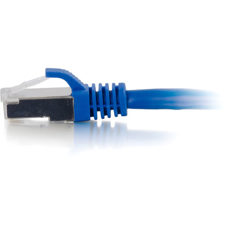 C2G 7ft Cat6a Ethernet Cable - Snagless Shielded (STP) - Blue — 00678