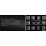 Adesso Antimicrobial Waterproof Numeric Keypad with Wrist Rest Support — AKB-618UB