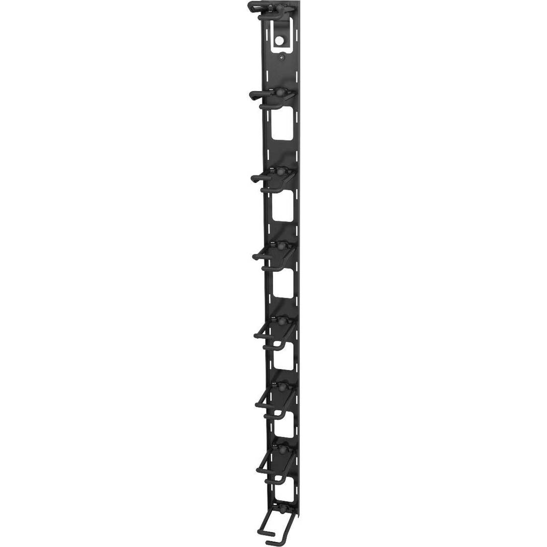 Vertiv Vertical Cable Wire Organizer with 8 Cable Rings - 0U| 2 pcs. (VRA1021) — VRA1021
