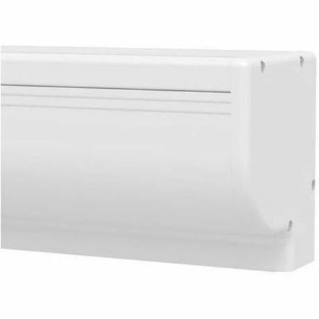 Da-Lite Advantage Projection Screen - Projector Screen with Plenum-Rated Case and Trim - Standard Black Drop - 184in — 35190L