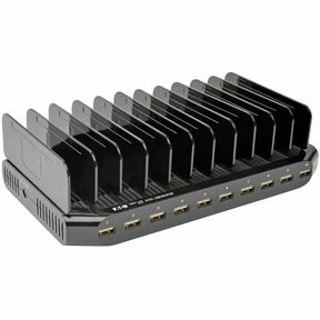Eaton Tripp Lite Series 10-Port USB Charging Station with Adjustable Storage, 12V 8A (96W) USB Charger Output, Schuko Power Cord — U280-010-ST-CEE