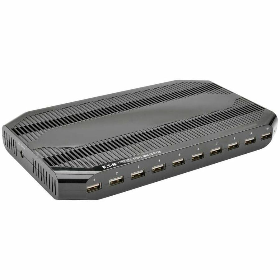 Eaton Tripp Lite Series 10-Port USB Charging Station with Adjustable Storage, 12V 8A (96W) USB Charger Output, Schuko Power Cord — U280-010-ST-CEE