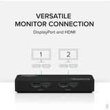 Plugable 4K DisplayPort and HDMI Dual Monitor Adapter for USB 3.0 and USB-C — USBC-6950U
