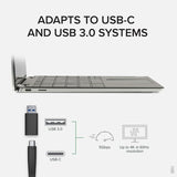 Plugable 4K DisplayPort and HDMI Dual Monitor Adapter for USB 3.0 and USB-C — USBC-6950U
