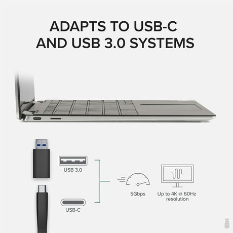 Plugable 4K DisplayPort and HDMI Dual Monitor Adapter for USB 3.0 and USB-C — USBC-6950U