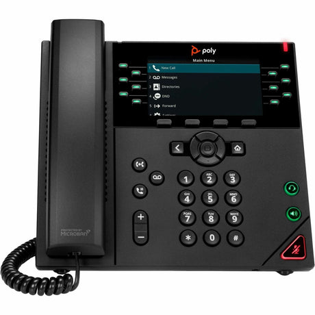 Poly VVX 450 12-Line IP Phone and PoE-enabled GSA/TAA — 89B75AA