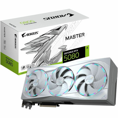 Aorus NVIDIA GeForce RTX 5080 Graphic Card - 16 GB GDDR7 — GV-N5080AORUSM ICE-16GD