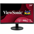ViewSonic VA2416C 24 Inch Full HD 1080p Frameless Curved Monitor with Variable Refresh Rate, Eye Care, HDMI, and DisplayPort Inputs for Home and Office — VA2416C