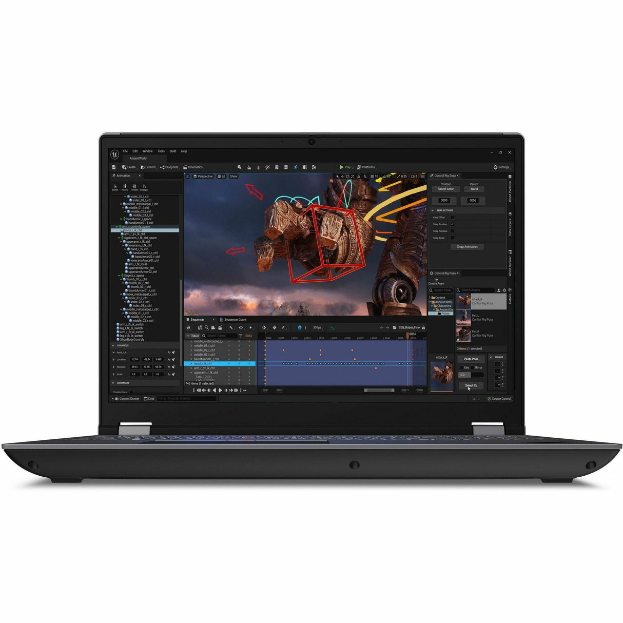 Lenovo ThinkPad P16 Gen 2 21FA005AUS 16" Mobile Workstation - WQXGA - Intel Core i7 14th Gen i7-14700HX - 32 GB - 1 TB SSD - English Keyboard - Storm Gray, Villi Black — 21FA005AUS