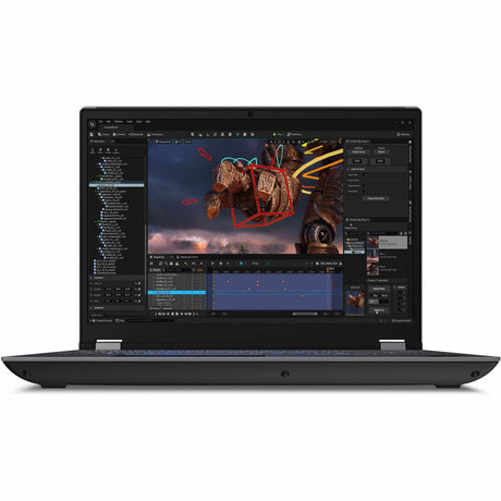 Lenovo ThinkPad P16 Gen 2 21FA005AUS 16" Mobile Workstation - WQXGA - Intel Core i7 14th Gen i7-14700HX - 32 GB - 1 TB SSD - English Keyboard - Storm Gray, Villi Black — 21FA005AUS