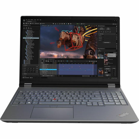 Lenovo ThinkPad P16 Gen 2 21FA005AUS 16" Mobile Workstation - WQXGA - Intel Core i7 14th Gen i7-14700HX - 32 GB - 1 TB SSD - English Keyboard - Storm Gray, Villi Black — 21FA005AUS