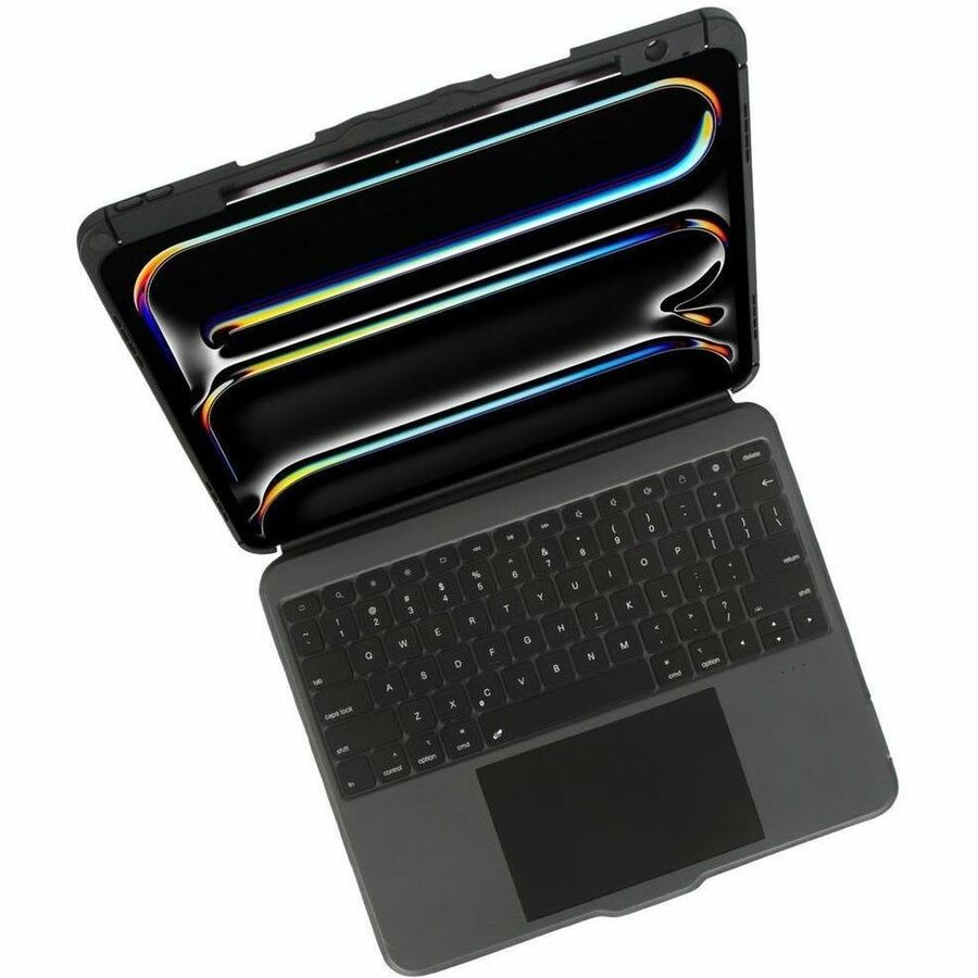 Targus VersaVu THZ989US Keyboard/Cover Case (Folio) for 13" Apple iPad Pro 13 (2024) Tablet - Black — THZ989US