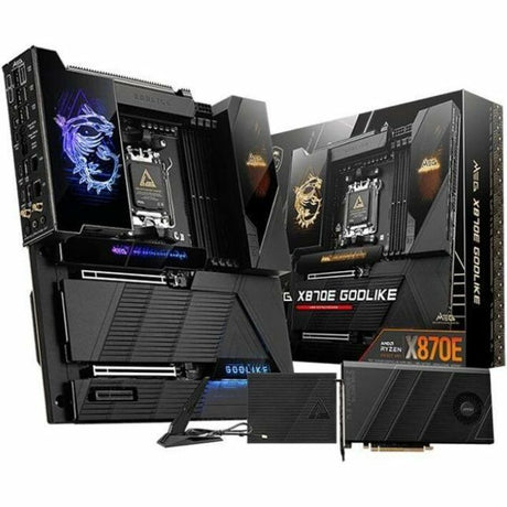 MSI MEG X870E GODLIKE Gaming Desktop Motherboard - AMD X870E Chipset - Socket AM5 - Extended ATX — X87EGODLIKE