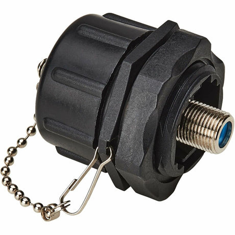 Eaton Tripp Lite Series Rigid Industrial F-Type Adapter (M/F) - IP68, Black — A200-FF-IND