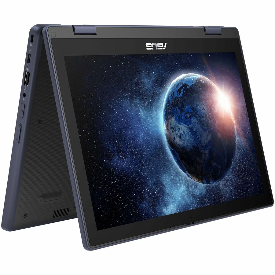 Asus BR1204F BR1204FTA-YS24T-S 12.2" Touchscreen Rugged Convertible 2 in 1 Notebook - WUXGA - Intel N-Series N250 - 8 GB - 128 GB SSD - Mineral Gray — BR1204FTA-YS24T-S