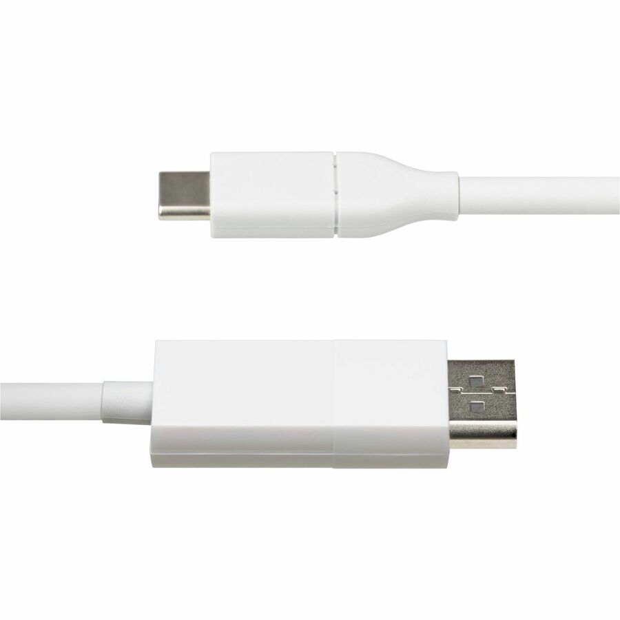 StarTech.com 6ft (2m) USB-C to DisplayPort 1.2 Cable 4K 60Hz, Reversible DP to USB-C / USB-C to DP Video Adapter Monitor Cable, HDR, White — CDP2DP2MBW