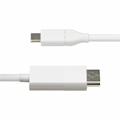 StarTech.com 6ft (2m) USB-C to DisplayPort 1.2 Cable 4K 60Hz, Reversible DP to USB-C / USB-C to DP Video Adapter Monitor Cable, HDR, White — CDP2DP2MBW