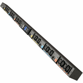 Eaton Metered Outlet Rack PDU G4, 0U, 32U, universal Input, 5-23kW, 15-55A, 200-415V, 24 Outlets (12) C13 (12) C19 — EVMOGU23A-E