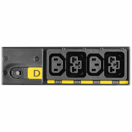 Eaton Metered Outlet Rack PDU G4, 0U, 32U, universal Input, 5-23kW, 15-55A, 200-415V, 24 Outlets (12) C13 (12) C19 — EVMOGU23A-E