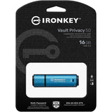 IronKey Vault Privacy 50 Series 16GB USB 3.2 (Gen 1) Type A Flash Drive — IKVP50/16GB