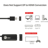 SIIG HDMI to DisplayPort 1.2 4K 60Hz Converter Adapter — CB-H21811-S1