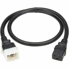 Eaton Tripp Lite Series PDU Power Cord, C19 to P-Lock C20 - Heavy-Duty, 20A, 250V, 12 AWG, 4 ft. (1.2 m), Black — P036-E04