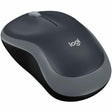 Logitech M185 Wireless Mouse, 2.4GHz with USB Mini Receiver, 1000 DPI Optical Tracking, Swift Grey — 910-002225