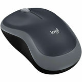 Logitech M185 Wireless Mouse, 2.4GHz with USB Mini Receiver, 1000 DPI Optical Tracking, Swift Grey — 910-002225