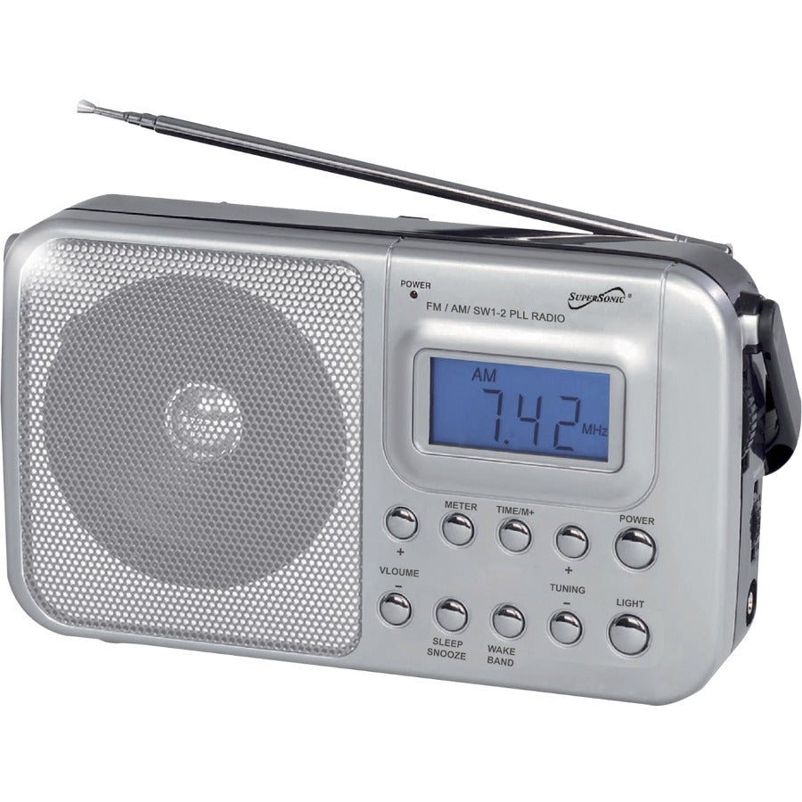 Supersonic 4 Band AM/FM/SW1-2 PLL Radio — SC-1091