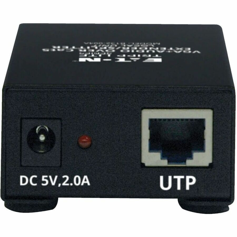 Eaton Tripp Lite Series VGA over Cat5/6 Extender, Box-Style Receiver for Video/Audio, Up to 1000 ft. (305 m), TAA — B132-100A