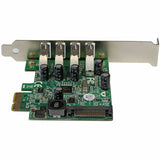 StarTech.com 4 Port PCI Express PCIe SuperSpeed USB 3.0 Controller Card Adapter with UASP - 5Gbps - SATA Power — PEXUSB3S4V