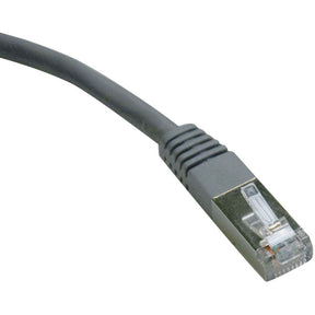 Eaton Tripp Lite Series Cat6 Gigabit Molded Shielded (FTP) Ethernet Cable (RJ45 M/M), PoE, Gray, 7 ft. (2.13 m) — N125-007-GY