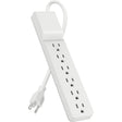 Belkin 6 Outlet Home/Office Surge Protector - Rotating Plug - 10 foot cord - White - 720 Joule — BE106000-10