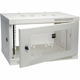 Eaton Tripp Lite Series SmartRack 6U Low-Profile Switch-Depth Wall-Mount Mini Rack Enclosure, White — SRW6UW
