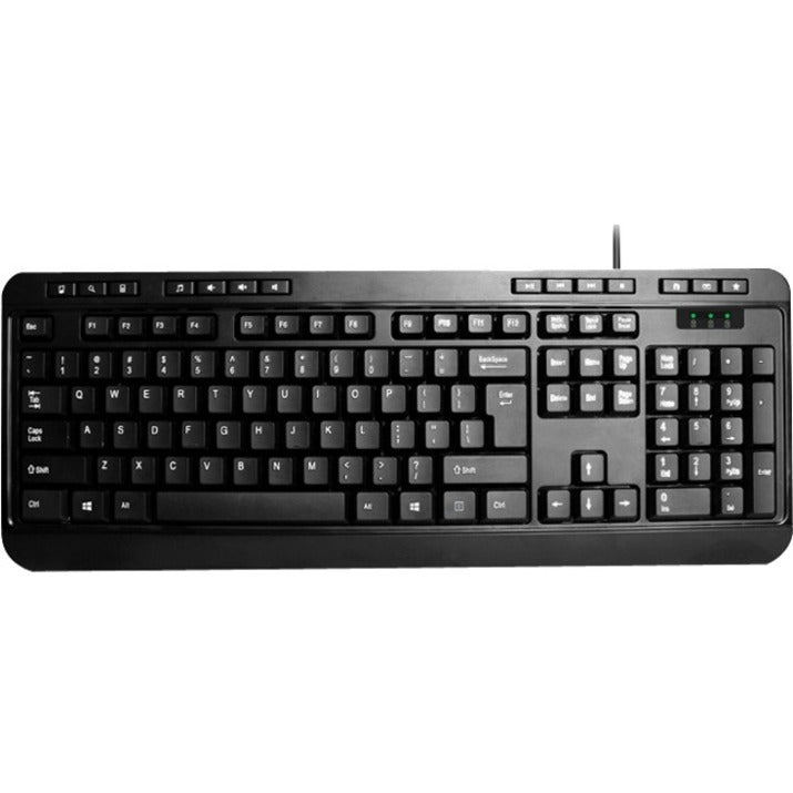 Adesso AKB-132 Multimedia Desktop Keyboard — AKB-132PB