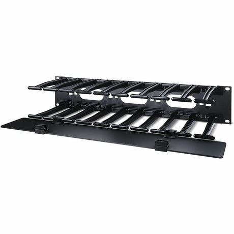 APC NetShelter Cable Management, Horizontal Cable Manager, 2U, Single Side with Cover, Black, 482.6 x 88.9 x 165.1 mm — AR8606