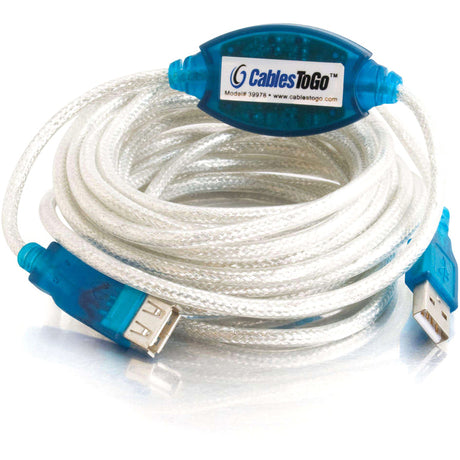 C2G 16.4ft USB Extension Cable - Active USB A to USB A Extension Cable - USB 2.0 - M/F — 39978
