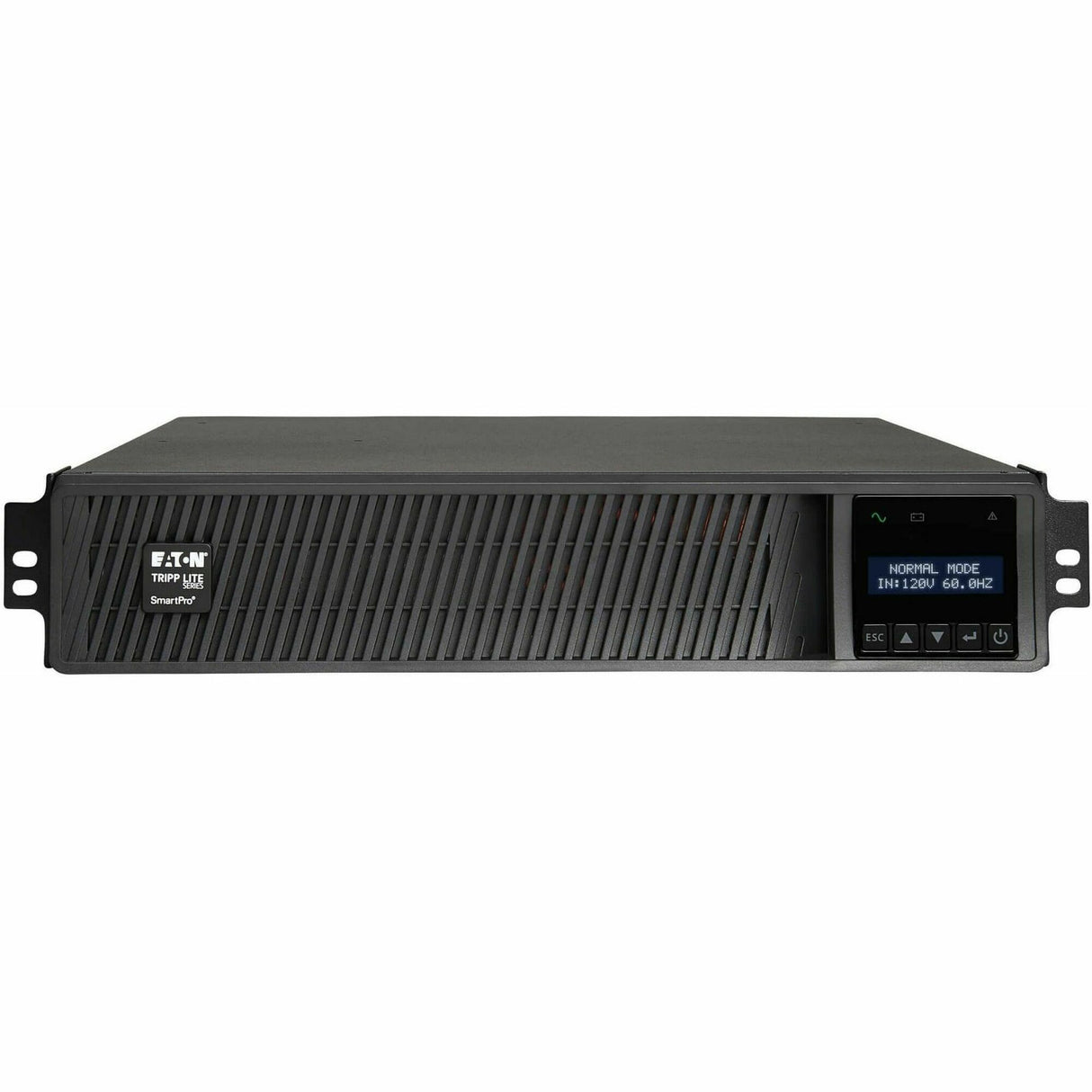 Eaton Tripp Lite Series SmartPro 3000VA 3000W 120V Line-Interactive Sine Wave UPS - 7 Outlets, Extended Run, Network Card Included, LCD, USB, DB9, 2U Rack/Tower — SMART3000RMXLN