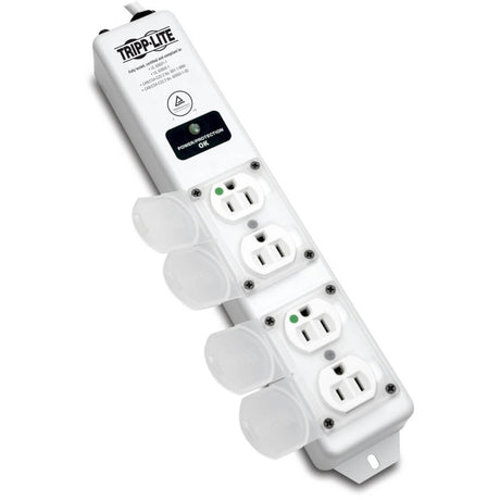 Eaton Tripp Lite Series Safe-IT UL 60601-1 Medical-Grade Surge Protector for Patient-Care Vicinity, 4x Hospital-Grade Outlets, 15 ft. Cord, Antimicrobial Protection — SPS415HGULTRA