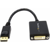 StarTech.com DisplayPort to DVI Adapter, DisplayPort to DVI-D Adapter/Video Converter 1080p, DP 1.2 to DVI Monitor, Latching DP Connector — DP2DVI2