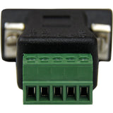 StarTech.com RS422 RS485 Serial DB9 to Terminal Block Adapter — DB92422