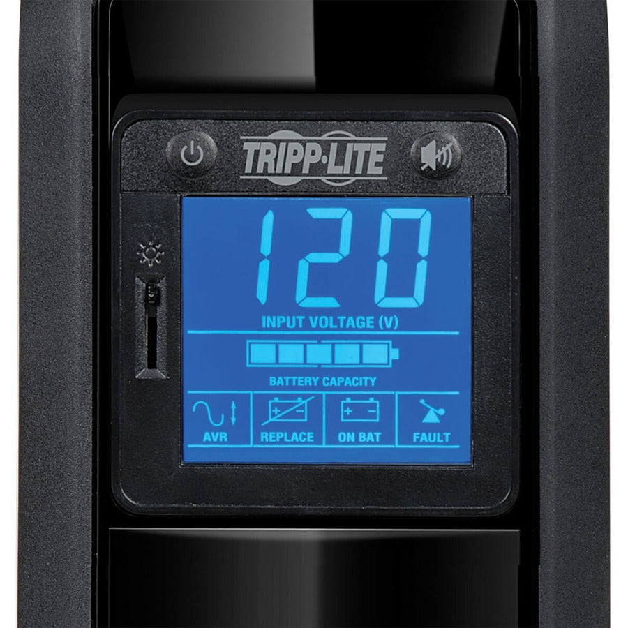 Eaton Tripp Lite Series OmniSmart LCD 120V 900VA 475W Line-Interactive UPS, Tower, LCD display, USB port — OMNI900LCD