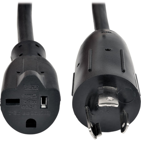Eaton Tripp Lite Series Power Cord Adapter, NEMA L5-20P to NEMA 5-20R - Heavy-Duty, 20A, 125V, 12 AWG, 6-in. (15.24 cm), Black — P046-06N
