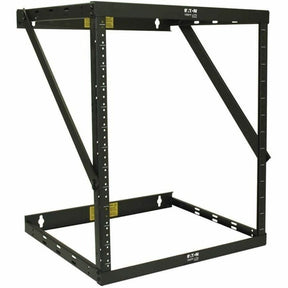 Eaton Tripp Lite Series SmartRack 12U Heavy-Duty Flat-Pack Low-Profile Switch-Depth Wall-Mount 2-Post Open Frame Rack — SRWO12UHD